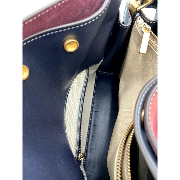 Tory Burch Lee Radziwill Double Bag in Red Apple - Picture 4 of 16